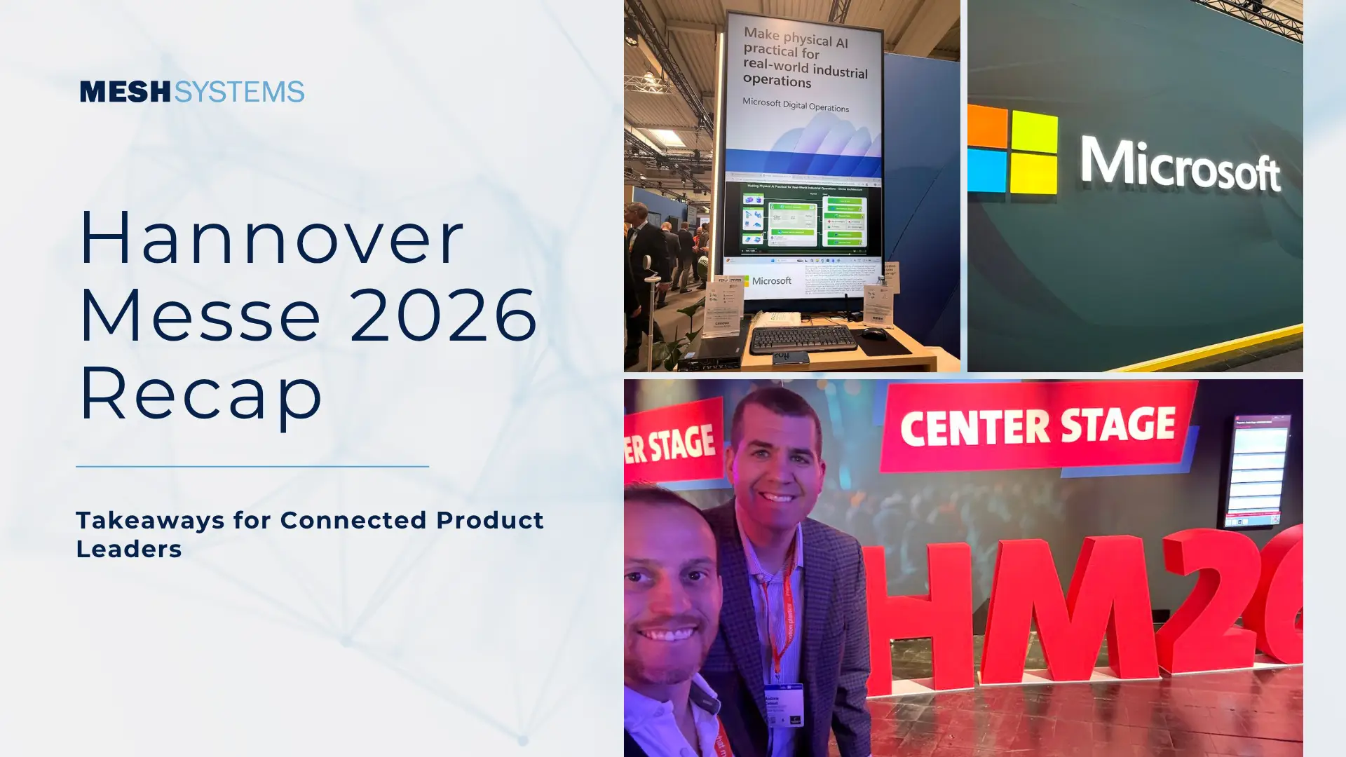 Hannover Messe 2026 Connected Product Trends | Mesh Systems